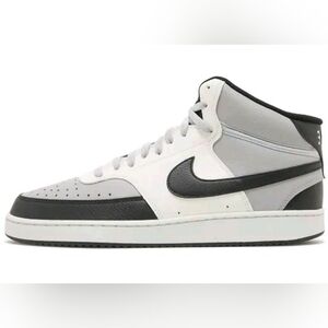 Nike Court Vision Next Nature Mid Light Smoke Grey Sail US Men's Size 11 (EUC)